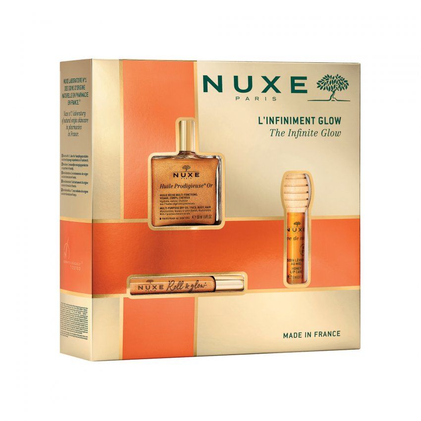 3264680041112 VNM02353  NUXE PACKSHOT CHRISTMAS SET INFINITE GLOW 2024 2000x2000